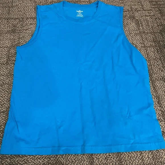 🌸🌸5 for $15🌸🌸Vibrant Blue Men's Tank Top - Picture 1 of 3